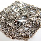 █$6000 2.00CT NATURAL DIAMONDS STATION BY YARD NECKLACE G/VS 14KT 19.5 Inch