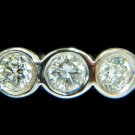 █$4500 1.85CT DIAMOND ETERNITY BAND GRAND BEZEL FLUSH█14KT