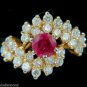 &acirc;��$3000 1.70ct. FINE GEM NATURAL RUBY DIAMOND COCKTAIL RING &acirc;��