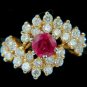 &acirc;��$3000 1.70ct. FINE GEM NATURAL RUBY DIAMOND COCKTAIL RING &acirc;��