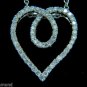 &acirc;��$1800 3D  .75CT DIAMONDS HEART PENDANT & NECKLACE G/VS 14KT&acirc;��
