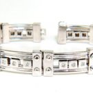 $11500 VIDEO 69.3 GRAMS MENS 1.40CT SLIDING DIAMONDS DURABLE HEAVY BRACELET 14KT