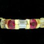 â$3700 PETITE NATURAL 2.50ct. FINE GEM RUBY DIAMOND ETERNITY BAND 18KT H/VSâ