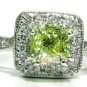 PLATINUM $8200 1.20CT NATURAL FANCY YELLOW DIAMOND RING