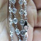 █$15000 5.50CT DIAMONDS ON CHAIN NECKLACE█ G/ VS-2 18KT