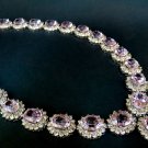 █$55000 ROYAL 137CT NATURAL FINE GEM  KUNZITE DIAMOND NECKLACE 18KT REVIERA █