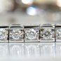 â–ˆ$7000 VIDEO 2.15CT DIAMONDS CHANNEL TENNIS BRACELET G/VS 14KT 7 INCH