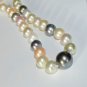 â$3750 NATURAL TAHITIAN MULTICOLORED PEARLSâ 18KT BEST