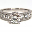 NEW LADIES GIA 1.91ct. ROUND DIAMOND ENGAGEMENT RING 14KT VS