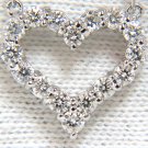 █$3,000 .70CT EXCELLENT NATURAL DIAMONDS HEART PENDANT G/VS 14KT █