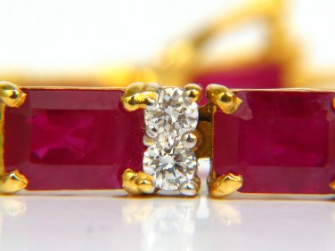 &acirc;��$46,000 GIA 18KT 23.46CT NATURAL RUBY DIAMOND BRACELET BLOOD VIVID SUPER GEM&acirc;��