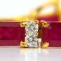 █$46,000 GIA 18KT 23.46CT NATURAL RUBY DIAMOND BRACELET BLOOD VIVID SUPER GEM█