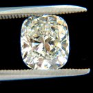 GIA 3.20CT CUSHION DIAMOND LOOSE H / Vs2 EX / VG + 18KT RING VIDEO + COLLECTOR