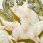 &acirc;��$25000 3D HUGE NATURAL CARVED CORAL DIAMONDS PENDANT 18KT PEGASUS &acirc;��