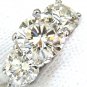 &acirc;��$52,000 5.17CT PLATINUM ROUND CUT DIAMOND THREE STONE RING VS CLASSIC ETERNITY&acirc;��
