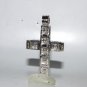 â1.00CT NATURAL DIAMONDS GOTHIC CROSS PENDANTâ1.86 INCH