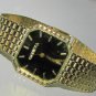 &acirc;�� VIDEO 14KT GOLD MENS GENEVA WATCH MIRROR GOLD DIAL EXCELLENT VINTAGE
