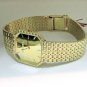 &acirc;�� VIDEO 14KT GOLD MENS GENEVA WATCH MIRROR GOLD DIAL EXCELLENT VINTAGE