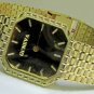 &acirc;�� VIDEO 14KT GOLD MENS GENEVA WATCH MIRROR GOLD DIAL EXCELLENT VINTAGE