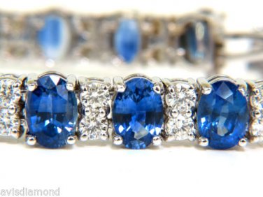 &acirc;��$36000 18KT 24.32CT NATURAL FINE GEM SAPPHIRES DIAMOND BRACELET CLASSIC BLUES &acirc;��