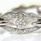 █$6500 VIDEO 2.00CT DIAMONDS FLUSH BEZEL MOUNT LINK PAVE BRACELET G/VS 14KT 7.25