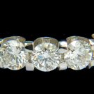 █$5500 14KT 1.80CT "U" SHARING PRONG KISSING DIAMONDS RING █