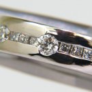 █$4000 SANDWICH 1.33CT PRINCESS & ROUNDS DIAMOND ETERNITY BAND 14kt█