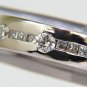█$4000 SANDWICH 1.33CT PRINCESS & ROUNDS DIAMOND ETERNITY BAND 14kt█