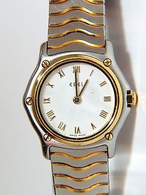 18KT EBEL WAVE WATCH STAINLESS STEEL