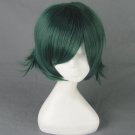 KILL la KILL Sanageyama Uzu short dark green  coslay wig