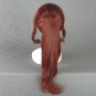 Sailor Moon Sailor Jupiter Kino Makoto long brown anime cosplay wig one clip on ponytail
