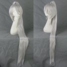 Akuma no Riddle bamba mahiru shinya Riddle Story of Devil silver white long ponytail cosplay wig