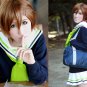 Kuroko No Basketball Aida Riko short brown anime cosplay party full wig