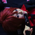 Death Connection Vicious short red anime cosplay party full wig