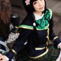 Girl Friend Beta long black 80cm anime cosplay party full wig