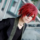 D.Gray-man Lavi short red anime cosplay party full wig