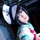 TouHou project Murasa Minamitsu short black anime cosplay party full wig