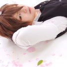 hakuoki Toudou Heisuke short brown anime cosplay party full wig