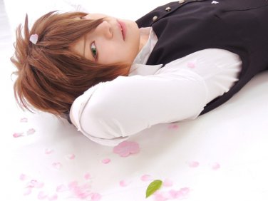 hakuoki Toudou Heisuke short brown anime cosplay party full wig