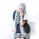 Haiyore! Nyaruko-san long 100cm straight silver gray anime cosplay party full wig