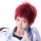 Kuroko No Basketball Akashi Seijuro short red anime cosplay party full wig