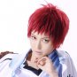 Kuroko No Basketball Akashi Seijuro short red anime cosplay party full wig
