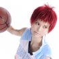 Kuroko No Basketball Akashi Seijuro short red anime cosplay party full wig