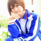 Prince of Tennis Fuji Syusuke short brown anime cosplay party full wig