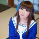 Fruits Basket Honda Toooru long straight brown 80cm anime cosplay party full wig