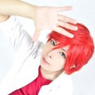 Gekkan Shoujo Nozaki-kun Mikoshiba Mikoto short red anime cosplay party full hair wig