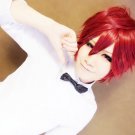 Gekkan Shoujo Nozaki-kun Mikoshiba Mikoto short red anime cosplay party full hair wig