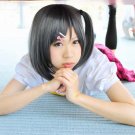 Hentai Ouji to Warawanai Neko Tsutsukakushi Tsukiko short gray anime cosplay party full hair wig