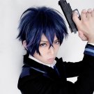 Black Bullet satomi rentaro short blue purple anime cosplay party full hair wig