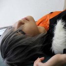 Togainu no Chi Akira short gray anime cosplay party full hair wig